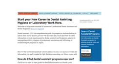 Desktop Screenshot of dentalassistantedu.org