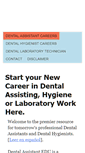 Mobile Screenshot of dentalassistantedu.org